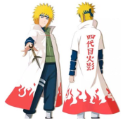  VESTE COSPLAY MINATO , cosplay naruto , déguisement naruto